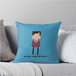 Alan Partridge Mini Fig Throw Pillow