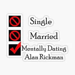 Mentally Dating Alan Rickman