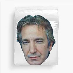 Alan Rickman Single Design Duvet Cover