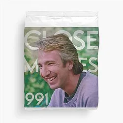 Sinclair Bryant - Alan Rickman (Close My Eyes 1991) Duvet Cover