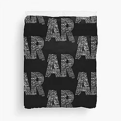 Alan Rickman Quotes Duvet Cover