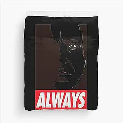 Always black and red Alan Rickman Duvet Cover