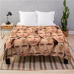 Alan Rickman Throw Blanket