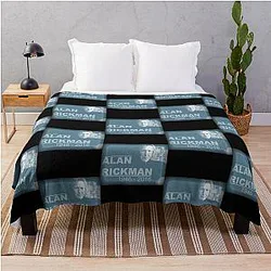 Alan Rickman Throw Blanket