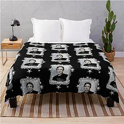 Alan Rickman Fandesign Throw Blanket
