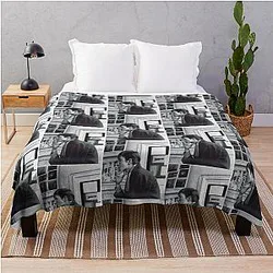 Alan Rickman in 1964 Throw Blanket