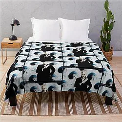 Alan Rickman Leonard in Seminar Throw Blanket