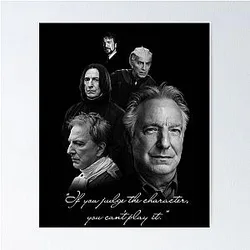 Alan Rickman Best Actor Poster