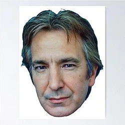 Alan Rickman Single Design Poster