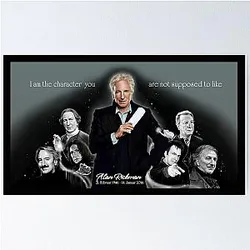Alan Rickman Always Poster