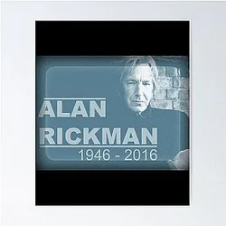 Alan Rickman Poster
