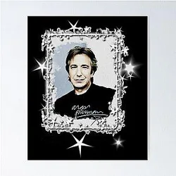 Alan Rickman Fandesign Starshines Poster