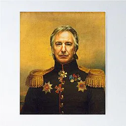 Alan Rickman Portrait