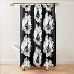 Alan Rickman Fan Design Shower Curtain