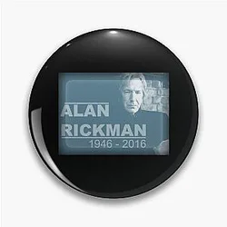 Alan Rickman Pin