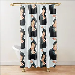 Alan Rickman Shower Curtain
