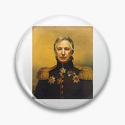 Alan Rickman Replaceface Pin