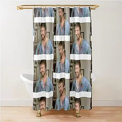 Alan Rickman Shower Curtain