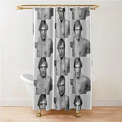 Alan Rickman Shower Curtain
