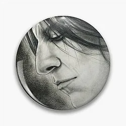 Alan Rickman Fan Art Pin