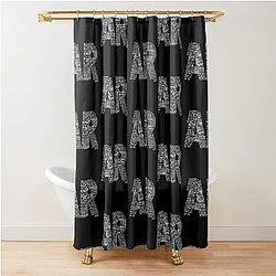 Alan Rickman Quotes Shower Curtain