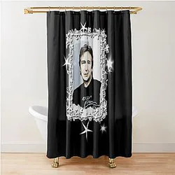 Alan Rickman Fandesign Star Shower Curtain