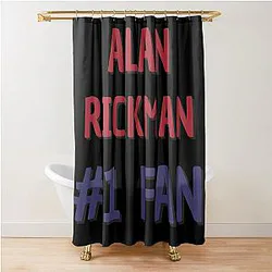 Alan Rickman Fan Shower Curtain