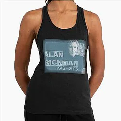 Alan Rickman Racerback Tank Top
