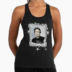 Alan Rickman Fandesign Racerback Tank Top