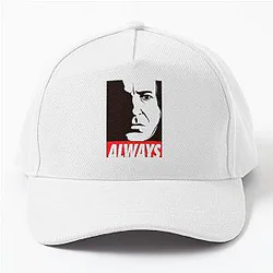 Always black and red baseball cap