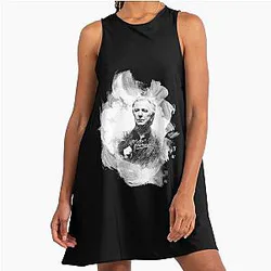 Alan Rickman FanDesign A-Line Dress