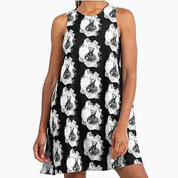 Alan Rickman FanDesign A-Line Dress