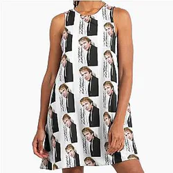 Alan Rickman Signed Poster Dress