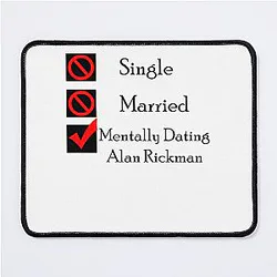 Mentally Dating Alan Mouse Pad
