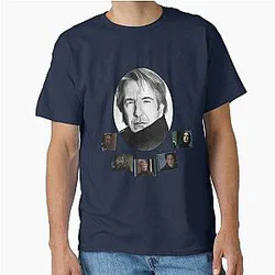 The Many Face of Alan Rickman Classic T-Shirt