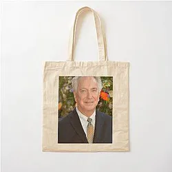 Alan Rickman Cotton Tote Bag
