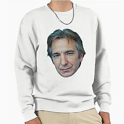 Alan Rickman Single Hooded Design Pullover Sweatshirt