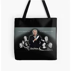 Alan Rickman AlwaysOver Print Tote Bag