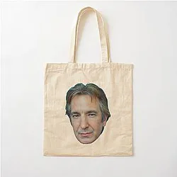Alan Rickman Single Design Cotton Tote Bag