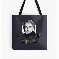 The Many Faces of Alan Rickman Tote Bag