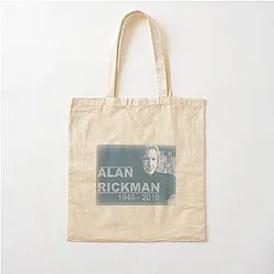 Alan Rickman Cotton Tote Bag