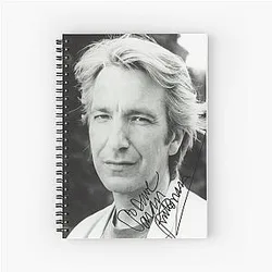 Alan Rickman Autograph Notebook