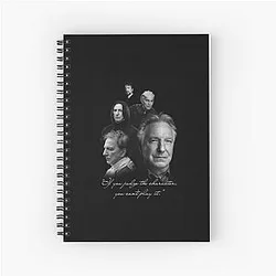Alan Rickman Best Actor Notebook