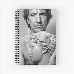 Alan Rickman Spiral Notebook