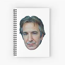 Alan Rickman Spiral Notebook