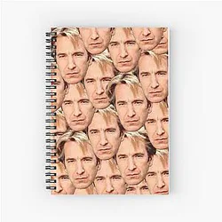 Alan Rickman Spiral Notebook