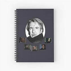 The Faces of Alan Rickman Notebook