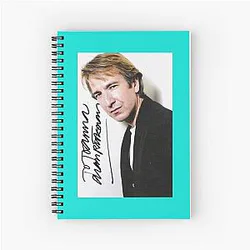 Alan Rickman Signed Poster Notebook
