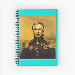 Alan Rickman Spiral Notebook