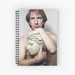 Alan Rickman Spiral Notebook